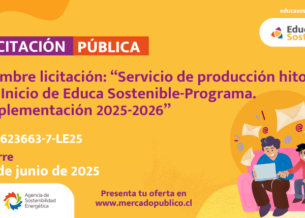 Licitación Pública Hitos de Inicio Educa Sostenible