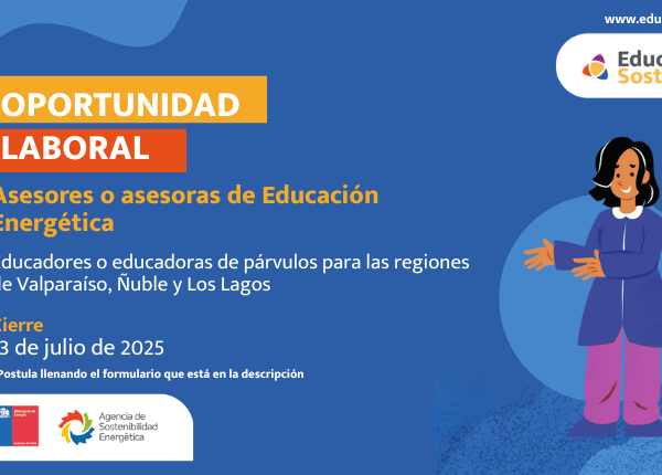 Oportunidad laboral Asesoras de educacion energética